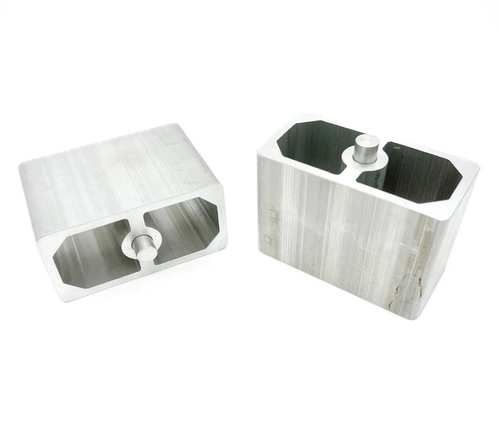 3.5 Inch Aluminum Lowering Block Kit for Car Leaf Spring (Universal)
