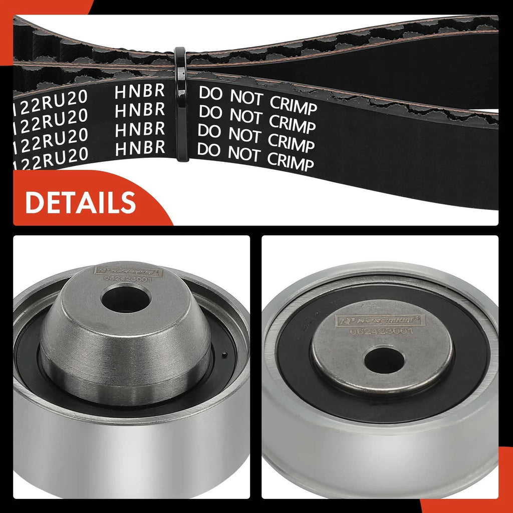 7X Timing Belt Kit for Mitsubishi Eclipse (2006-2007) Galant (2004-2006)