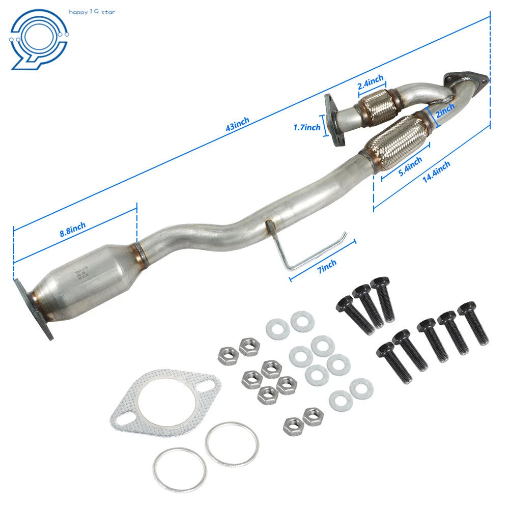 Rear Catalytic Converter for Nissan Murano 2009–2014