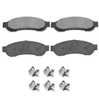 Set of 4 Rear Ceramic Brake Pads for Ford F-250 F-450 Super Duty