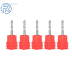 5 Pack 1/8" Carbide End Mill for Various Applications (1/2" Cut, 1-1/2" Overall)