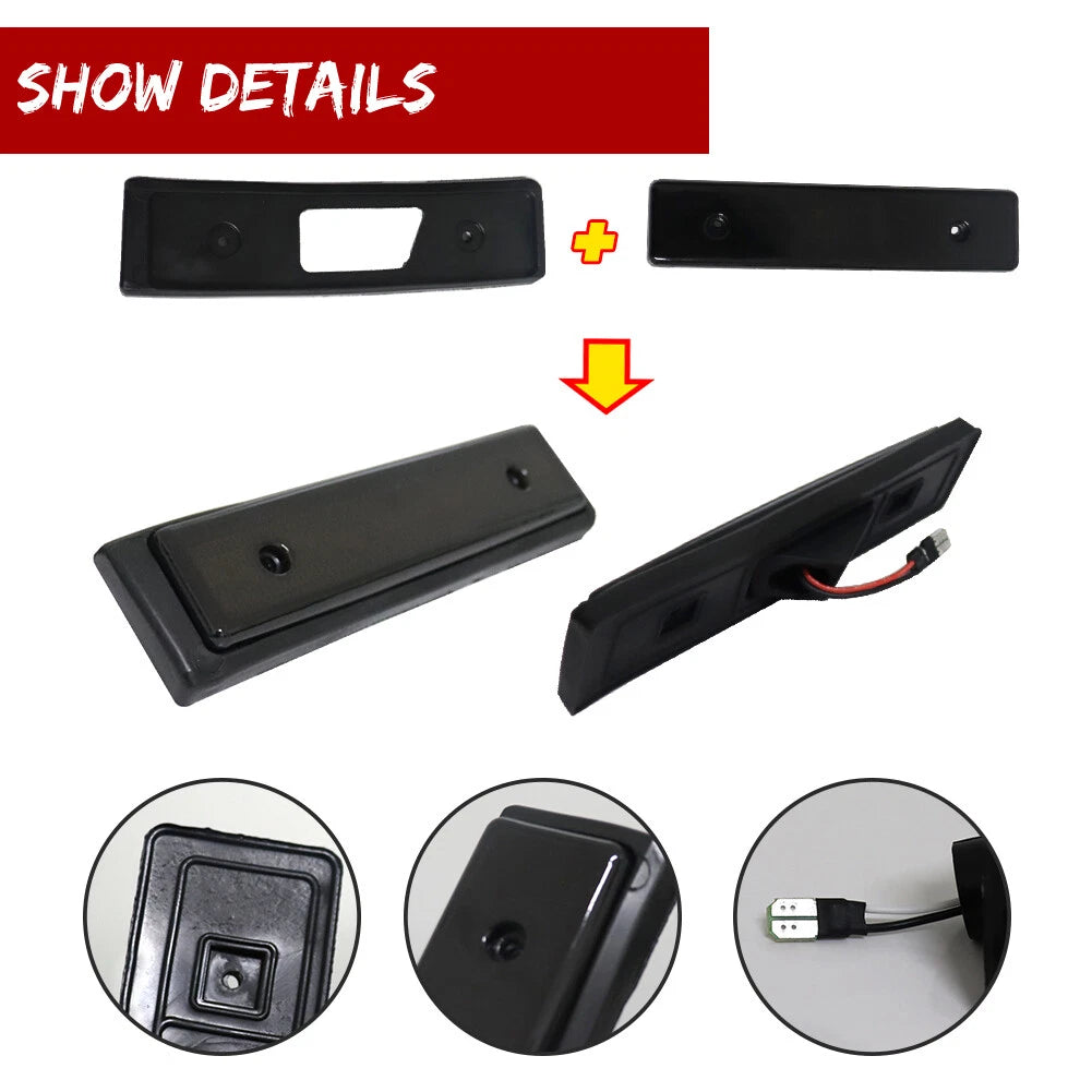 2X Smoked Lens Rear LED Fender Side Marker Lights for Toyota Celica (1986–1989)