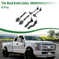 6pcs Front Suspension Kit Tie Rod End Sway Bar Link for Mercury Milan (2006–2009)