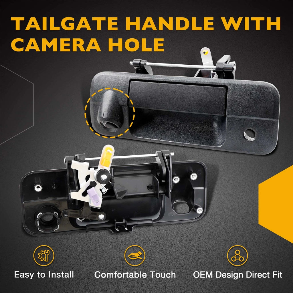 Tailgate Handle with Lock & Camera for Toyota Tundra (2007-2013)