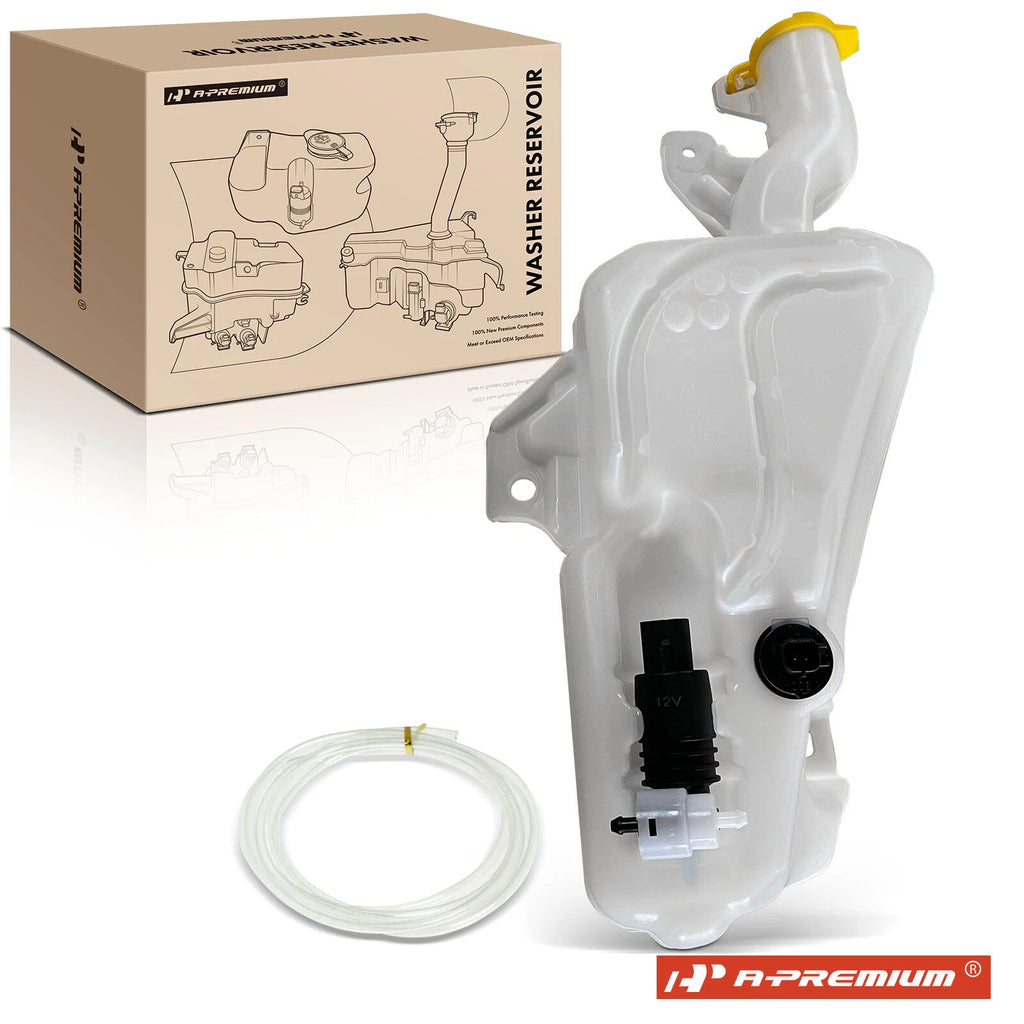 Washer Reservoir with Pump and Cap for Jeep Compass (2017–2023)