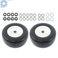 2 Pack Flat Free Tire & Wheel 13x6.5-6 for Lawn Mowers & Zero Turn Mowers