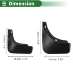 Mud Flaps Splash Guards for Hyundai Custo (2021–2023) W/ Mount Accessories