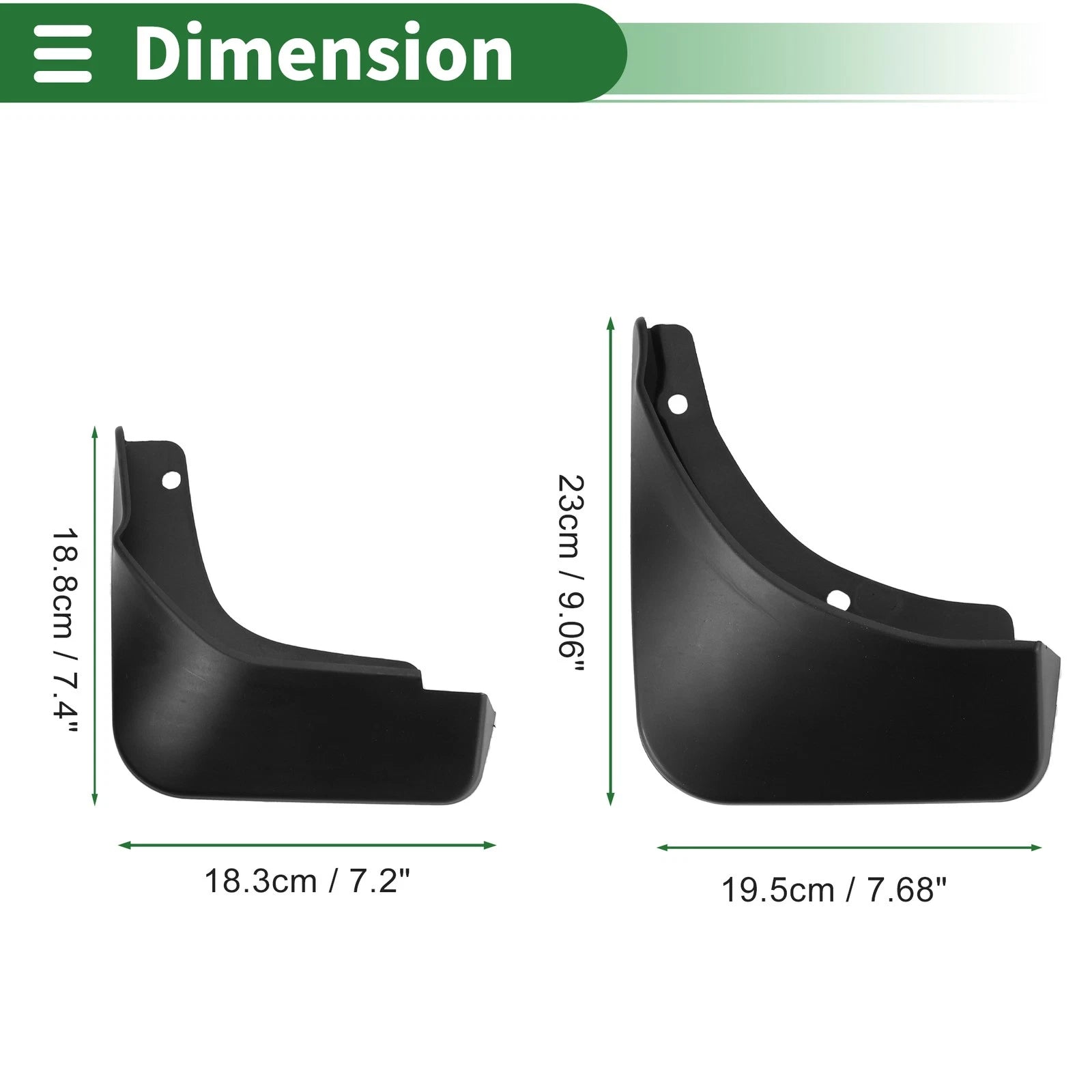 Mud Flaps Splash Guards for Hyundai Custo (2021–2023) W/ Mount Accessories