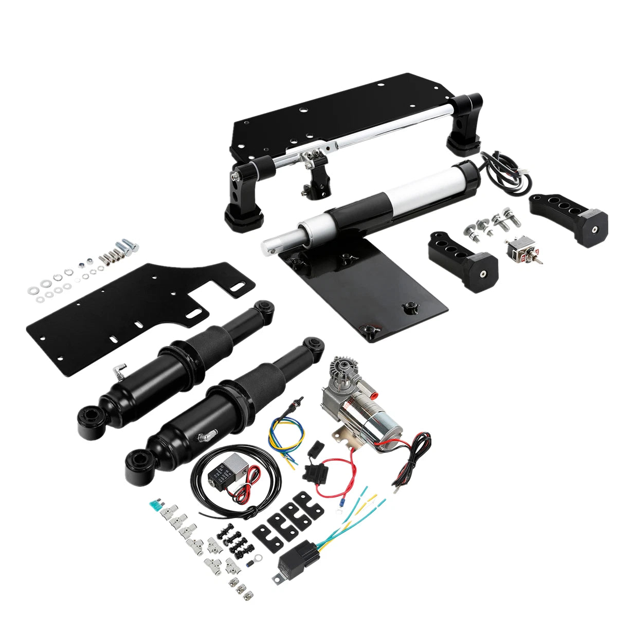 Rear Air Ride Suspension Kit for Harley Touring (2017–2025)
