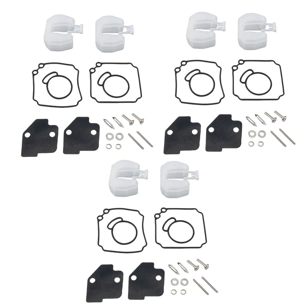 3Pc Carburetor Kit with Float for Tohatsu Nissan M 40 50 HP
