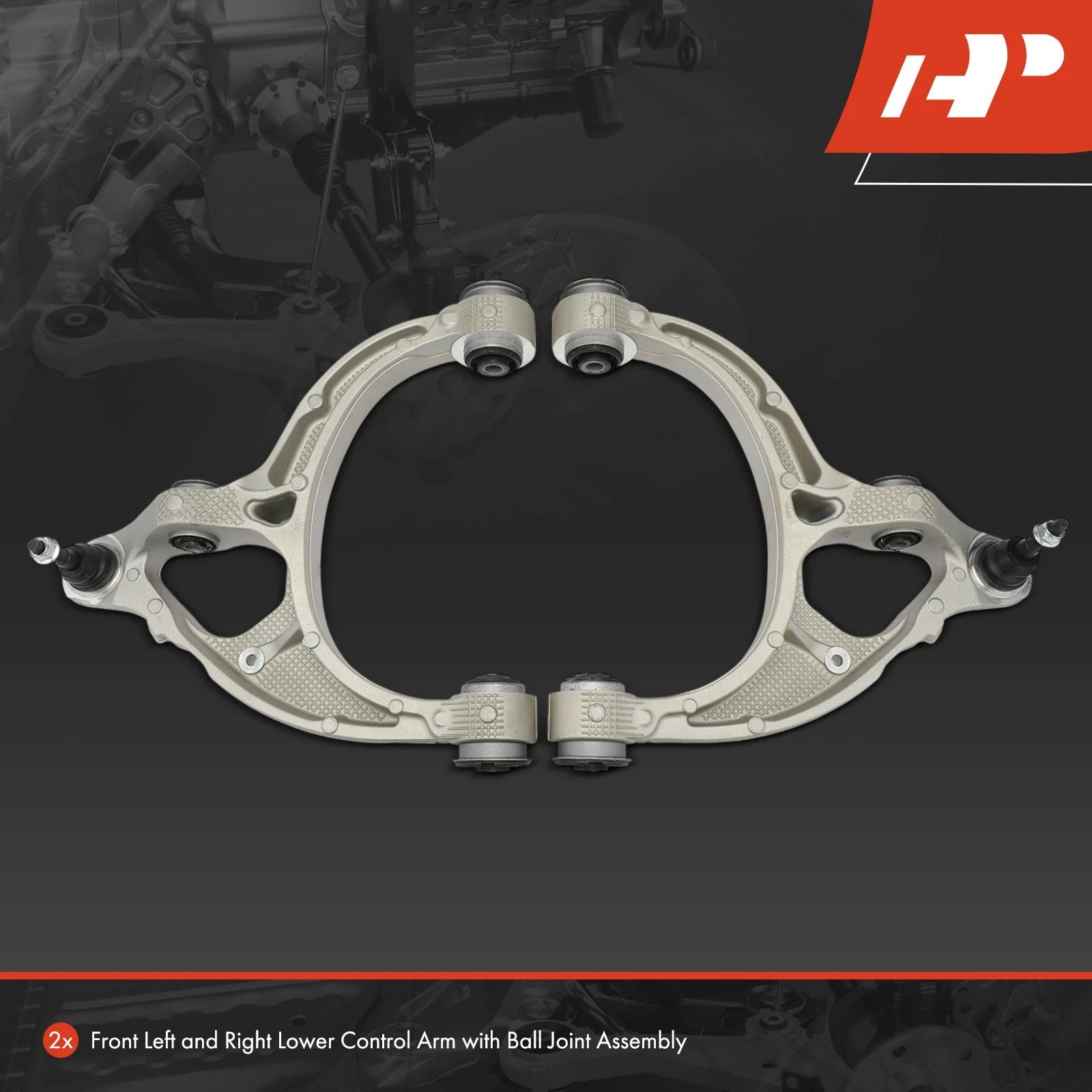 2X Front Lower Control Arm with Ball Joint for Ram 1500 (2019-2025)