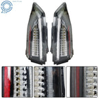 LED Tail Lights Assembly for Cadillac ATS (2013-2018) Clear Black Left+Right
