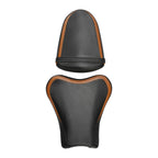 Black Brown Rider Driver Passenger Seat for Suzuki GSXR1000 (2005-2006)