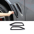 Black Side Fender Air Vent Trim Covers for BMW X5 (2019-2022)