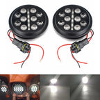 4.5" LED Fog Lights for Harley Dyna Sportster Softail Touring Forty Eight (2006-2023)