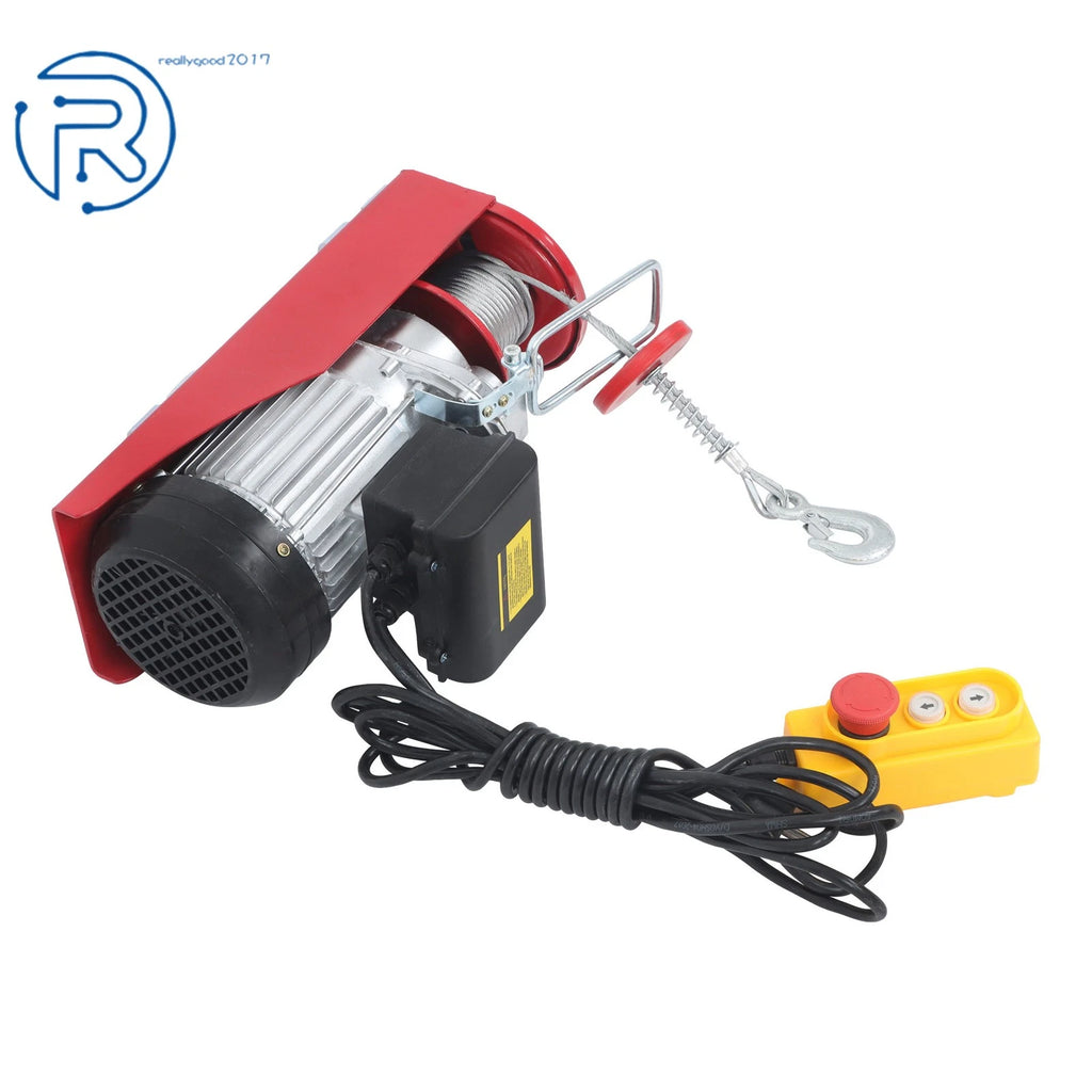 Electric Hoist for Automotive Use (880lbs, 14FT Wired Remote)