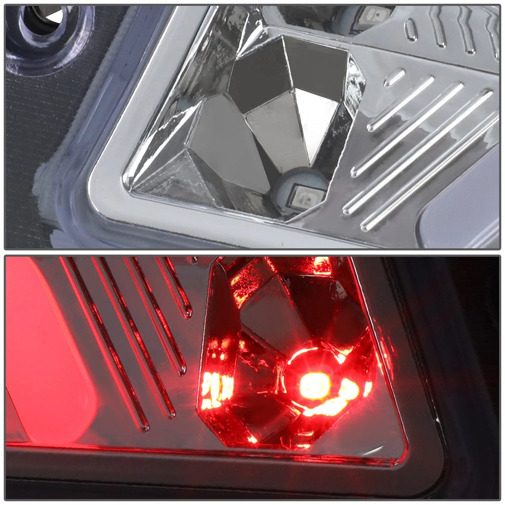 LED Third Brake Light Spoiler for Mustang LX (1987–1993) - Chrome