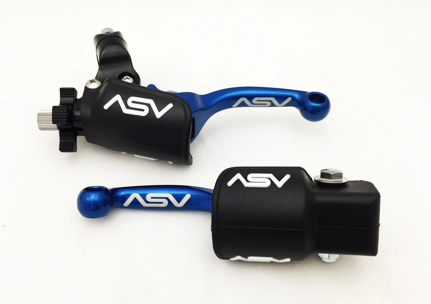 ASV F3 Shorty Blue Front Brake Clutch Perch Levers for TRX300EX TRX400EX
