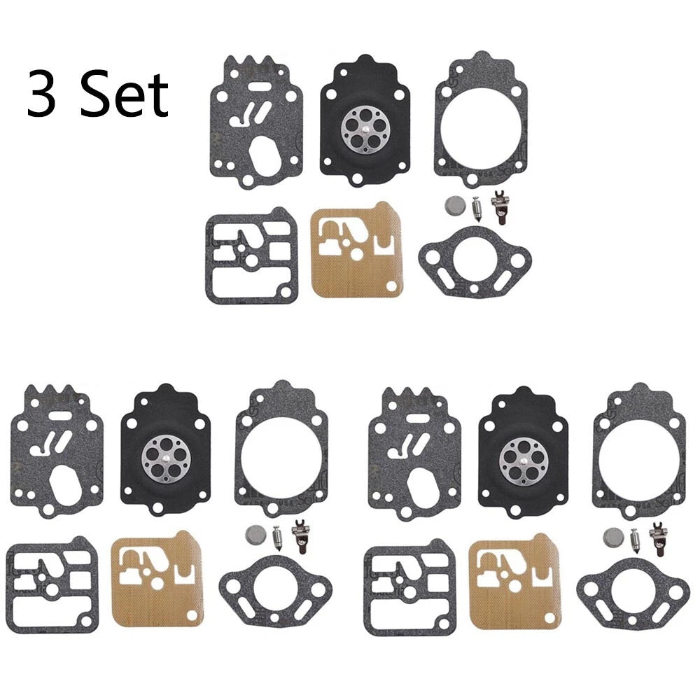 Set of 3 Carburetor Gasket Rebuild Kit for Stihl 034 038AV (1978–1990)