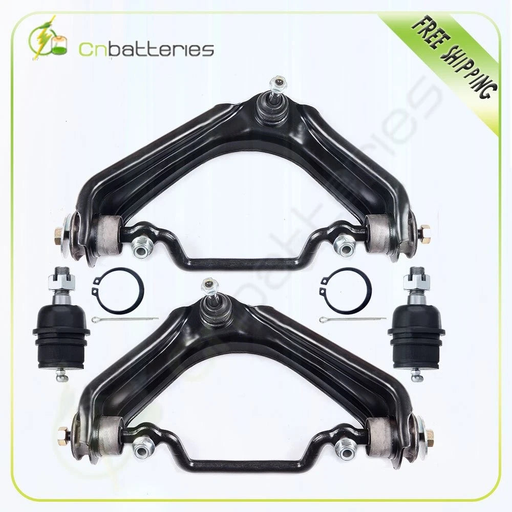 Set of 4 Upper Control Arms with 2 Ball Joints for