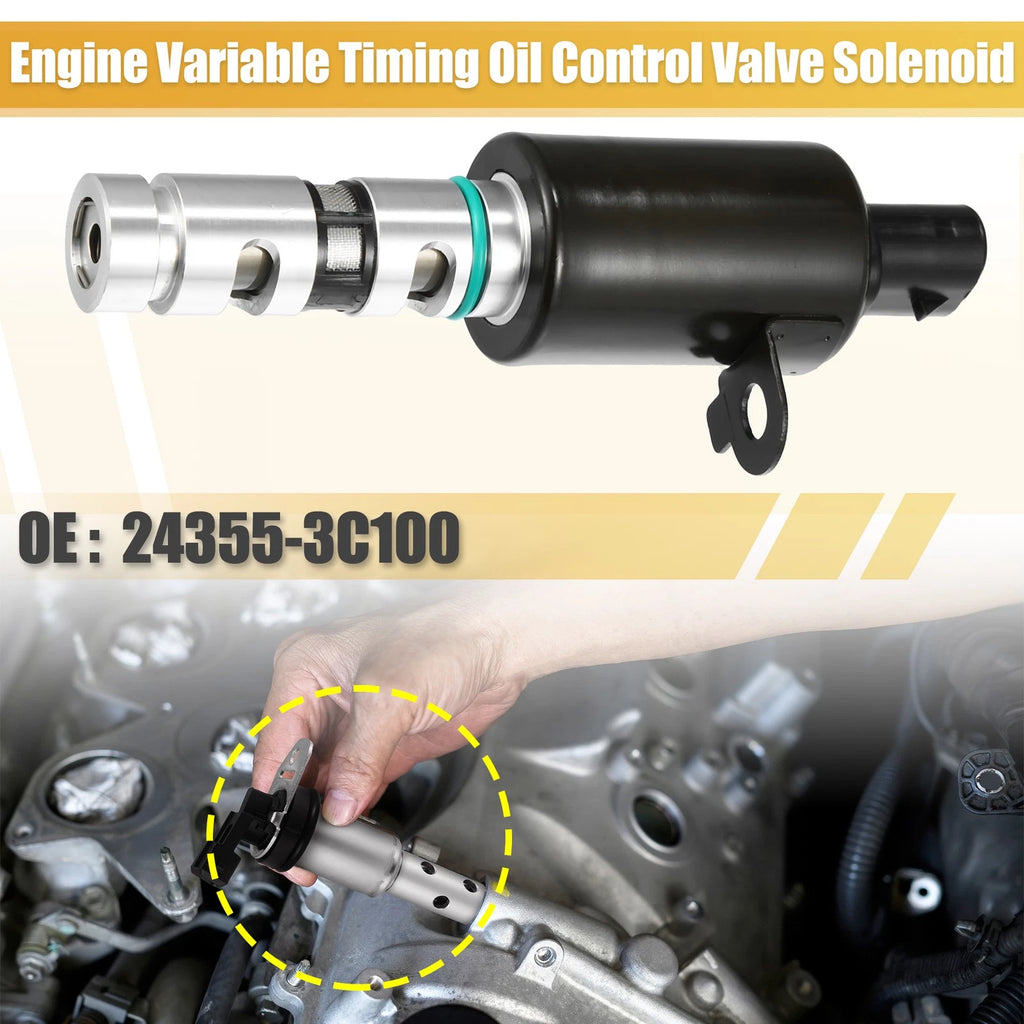 Camshaft Engine Oil Control Valve VVT Solenoid 24355-3C100 for Kia Sedona (2006–2010)