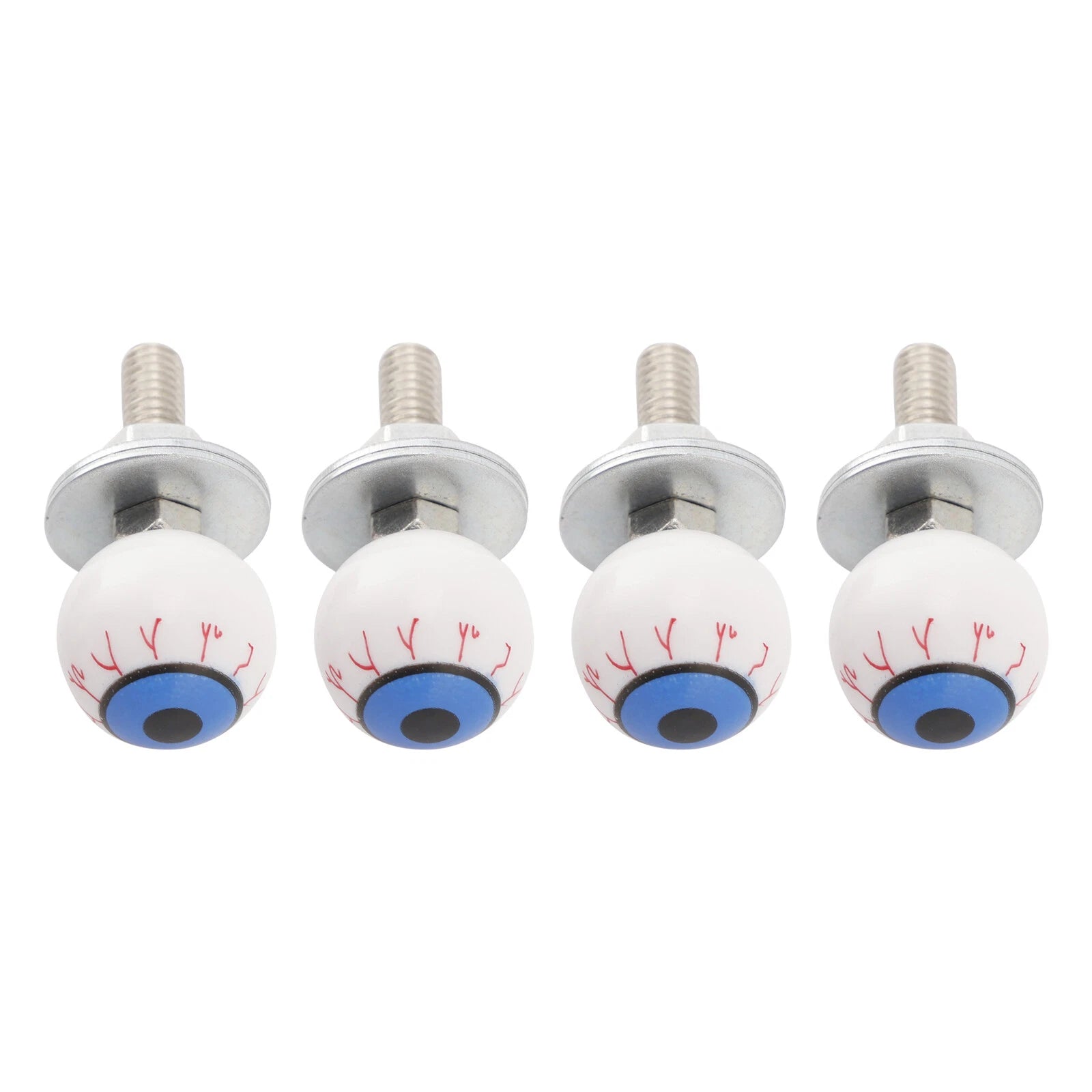 4x License Plate Bolt On Frame Nuts for Motorcycle Bike (Universal)