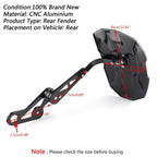 Universal Motorcycle Rear Fender Mudguards for Honda Yamaha Suzuki BMW
