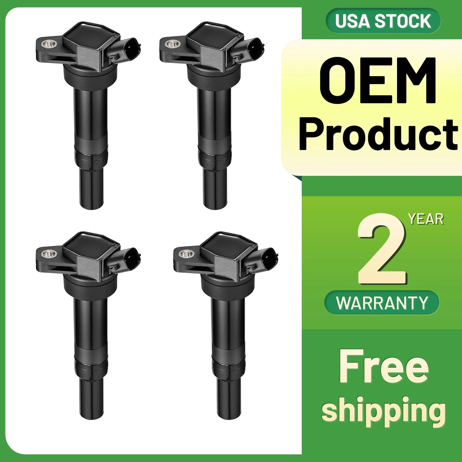 Ignition Coils for Kia Soul and Forte 1.8L/2.0L (2014–2018)