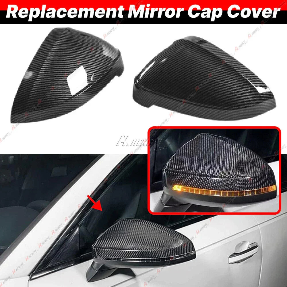 Side Mirror Cap Covers for Audi A4/S4 B9/A5/S5/RS5 (2017–2025)