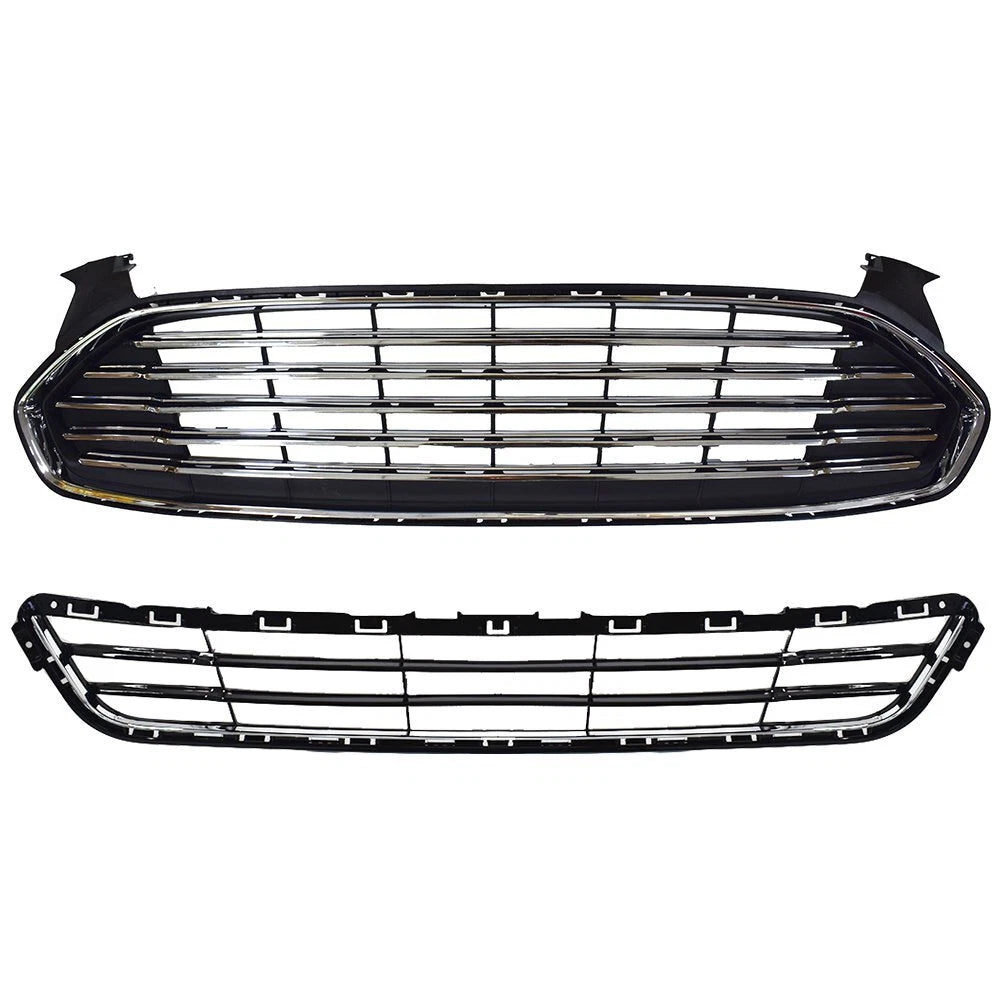 Front Bumper Cover & Grille for Ford Fusion (2013–2016)