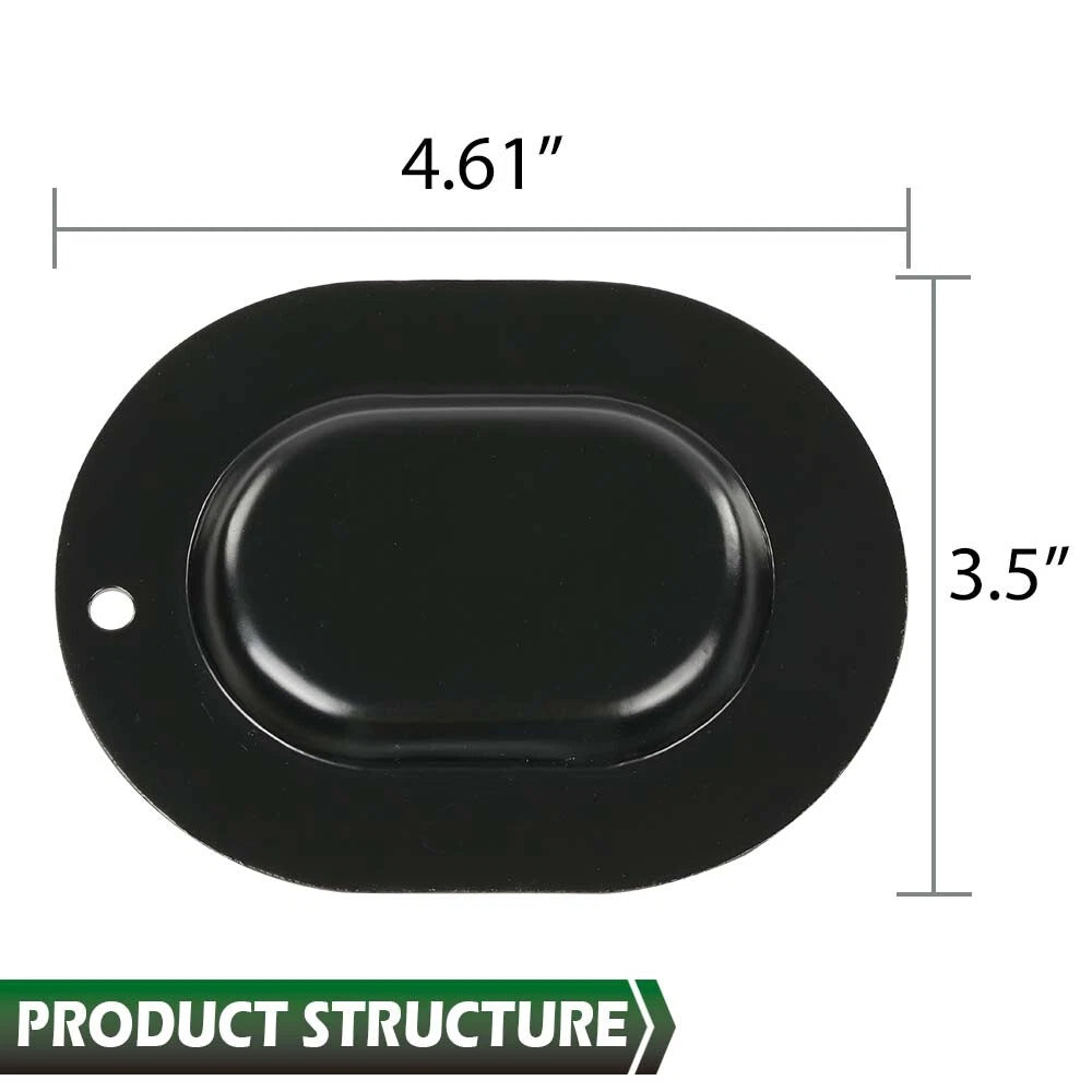 Set of 4 Trunk Floor Drain Plug Covers for GM Chevelle Cutlass Impala