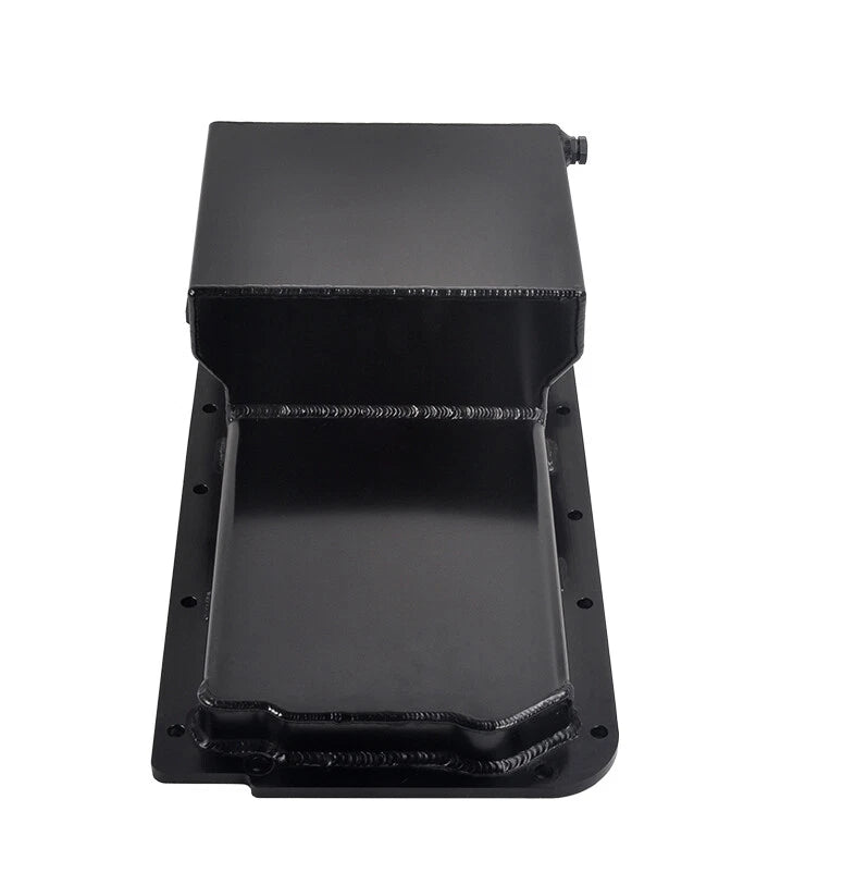 Aluminum Rear Sump Oil Pan Kit for LS1 LS2 LS3 LS6 (7-Quart, Black)
