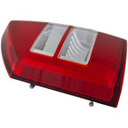 Halogen Tail Light for Jeep Compass (2007–2010) Left Clear Red Lens