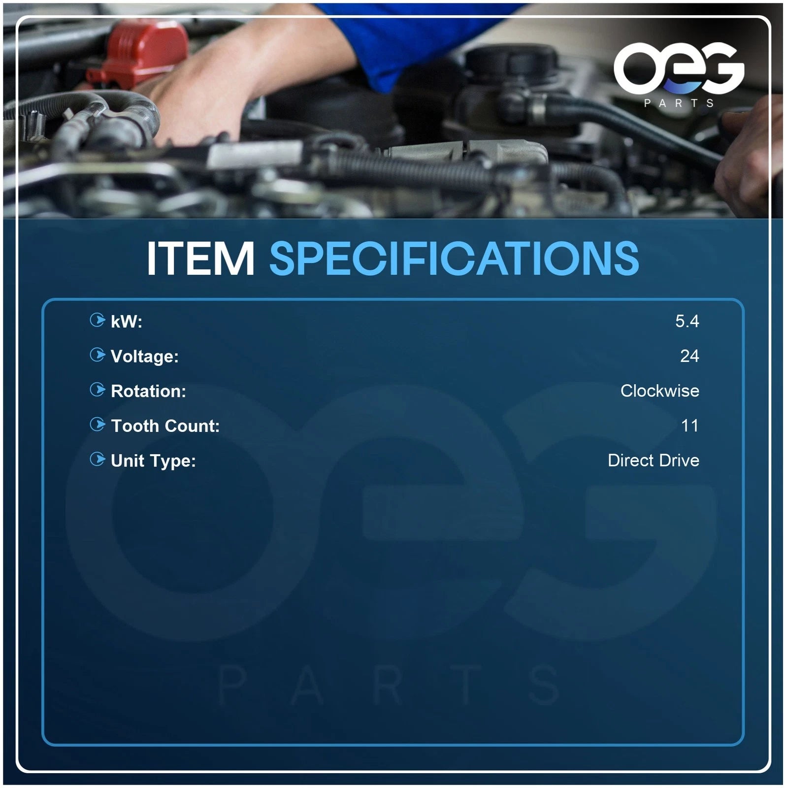 Starter for Volvo FM10 (1999-2003)