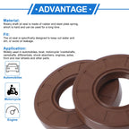 2X Oil Seal Rotary Shaft Seal FKM Rubber 30x62x10mm  