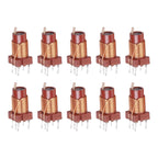 Pack of 10 Adjustable Ferrite Core Inductor 12T Turns 0.6-1.7uH