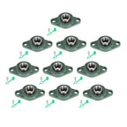 10PCS UCFL205-16 Pillow Block Flange Bearing for (1" Bore)