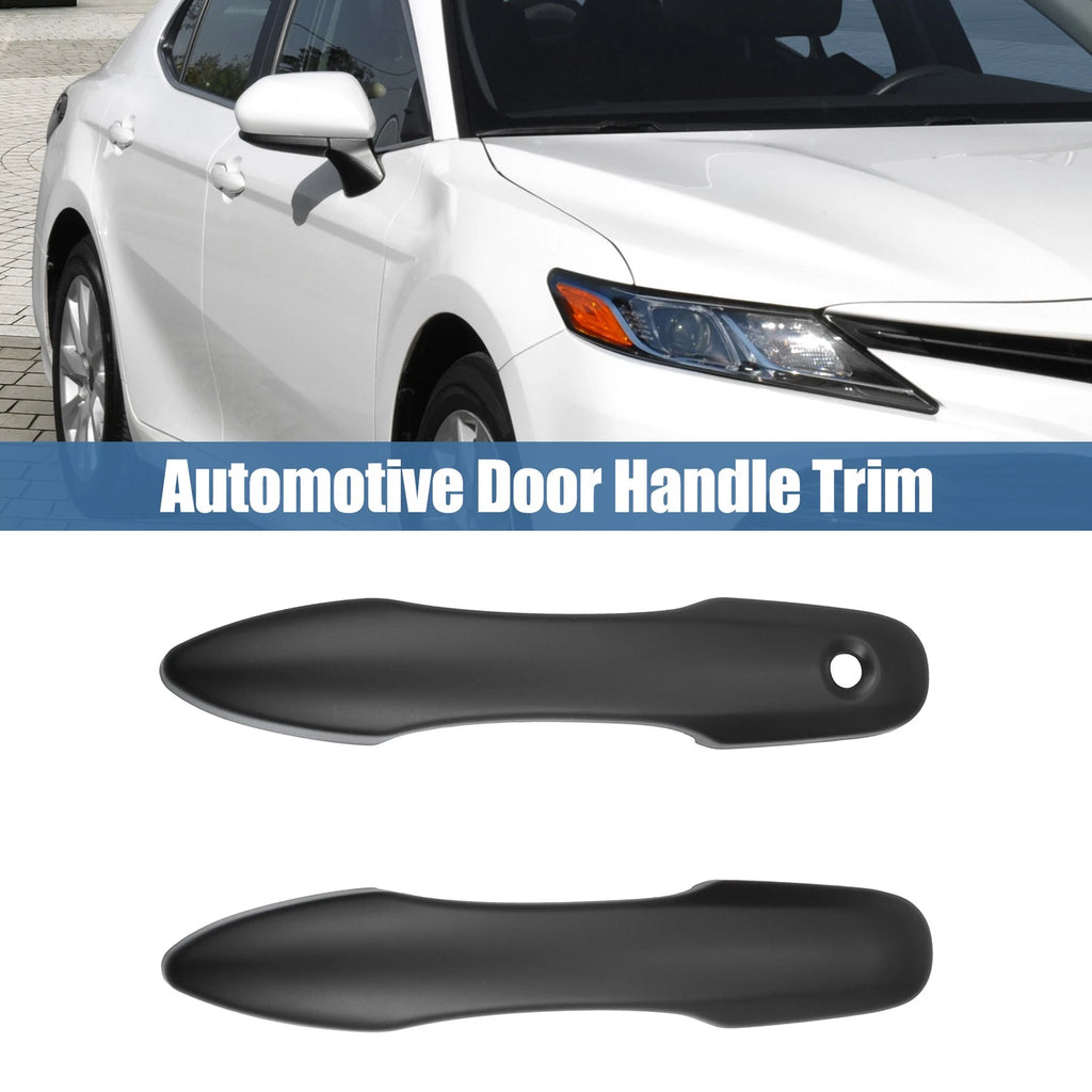 Set of 4 Door Handle Covers for Toyota Camry (without Smart Key Holes) Matte Black