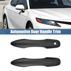 Set of 4 Door Handle Covers for Toyota Camry (without Smart Key Holes) Matte Black