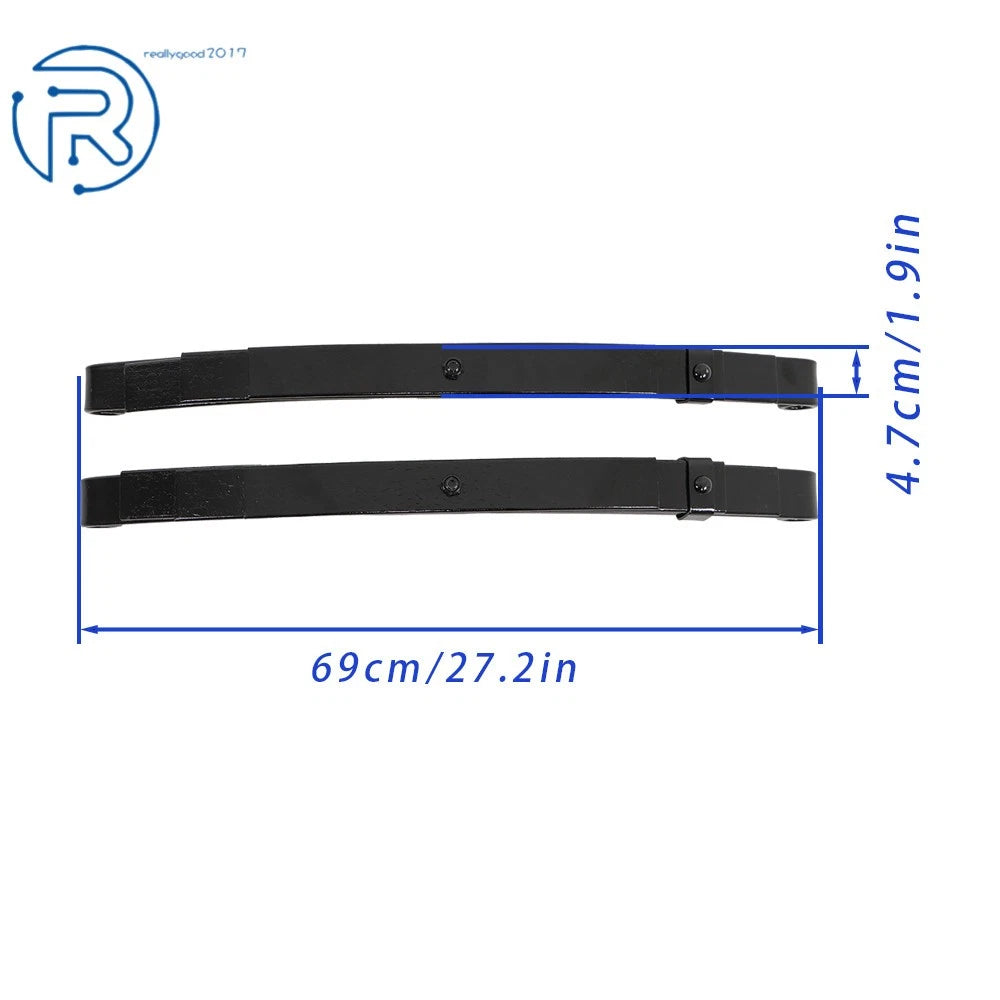 Set of 2 Trailer Leaf Springs for 3500 lbs Axle (1750 lbs Capacity)