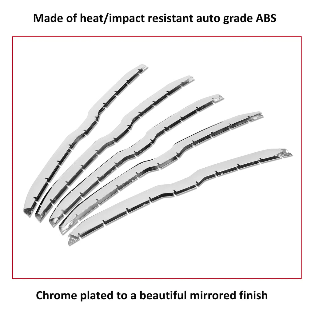 Chrome Grille Cover Insert for Dodge Ram 1500 (2019-2023)