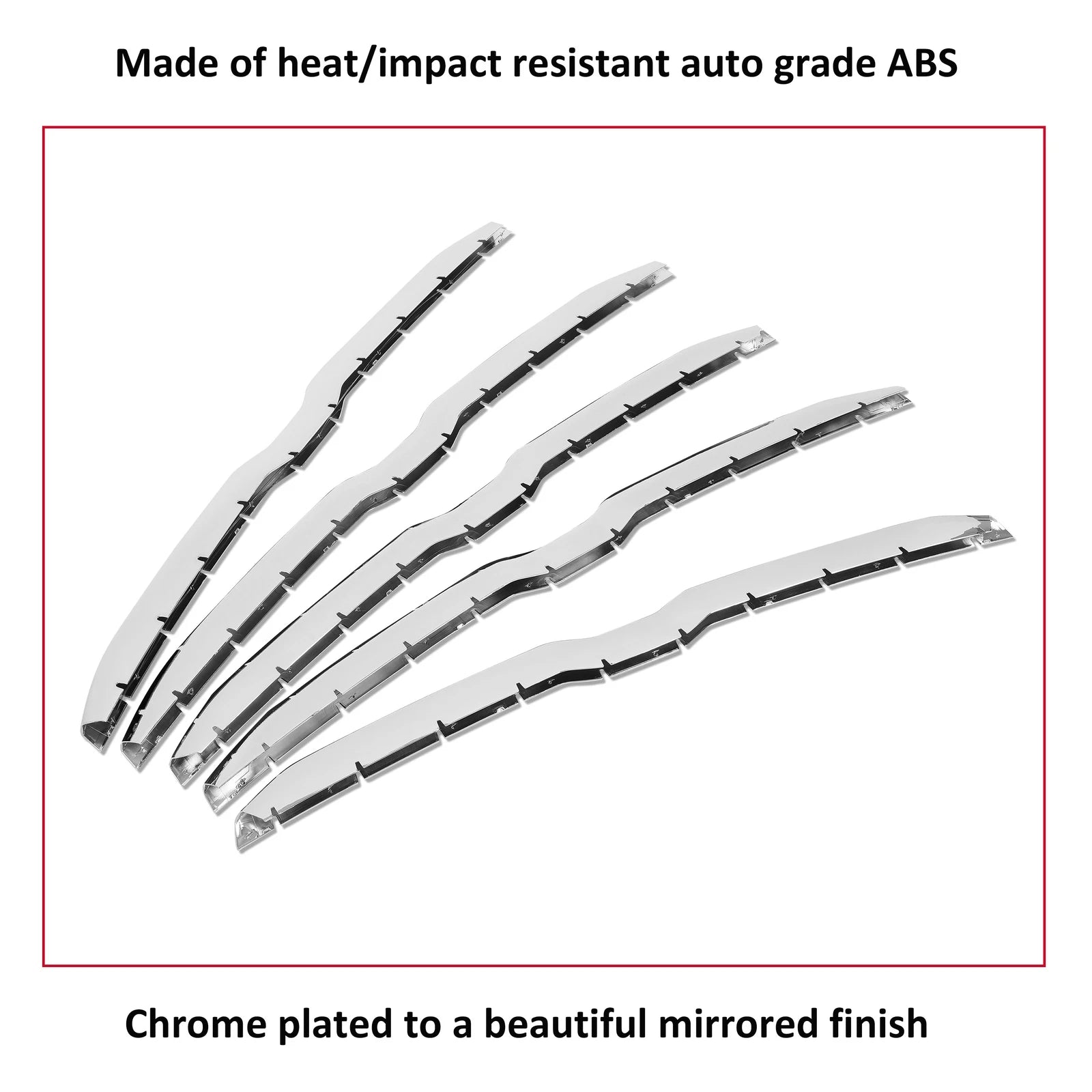 Chrome Grille Cover Insert for Dodge Ram 1500 (2019-2023)