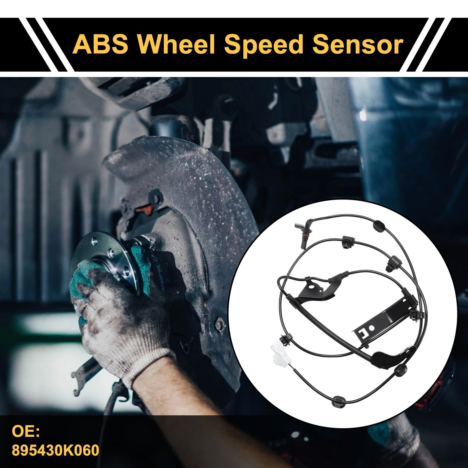 ABS Wheel Speed Sensor No. 895430K060 for Toyota Hilux (2015–2021) Front Left