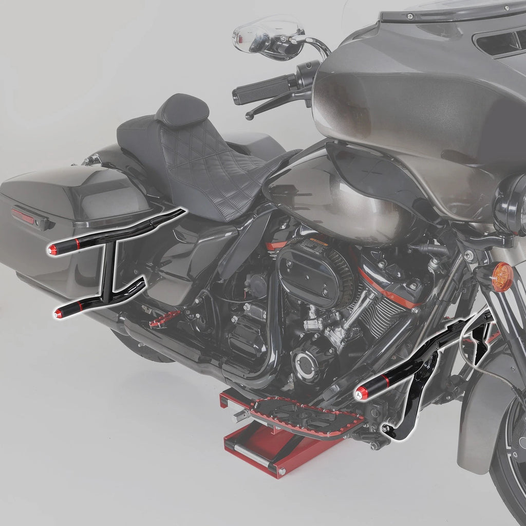 Saddlebag Bracket Guard Crash Bar for Harley Electra Glide (2014–2023)
