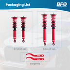 BFO Coilovers Suspension Kit for Nissan Skyline R33 (1993–1998) Adj. Height