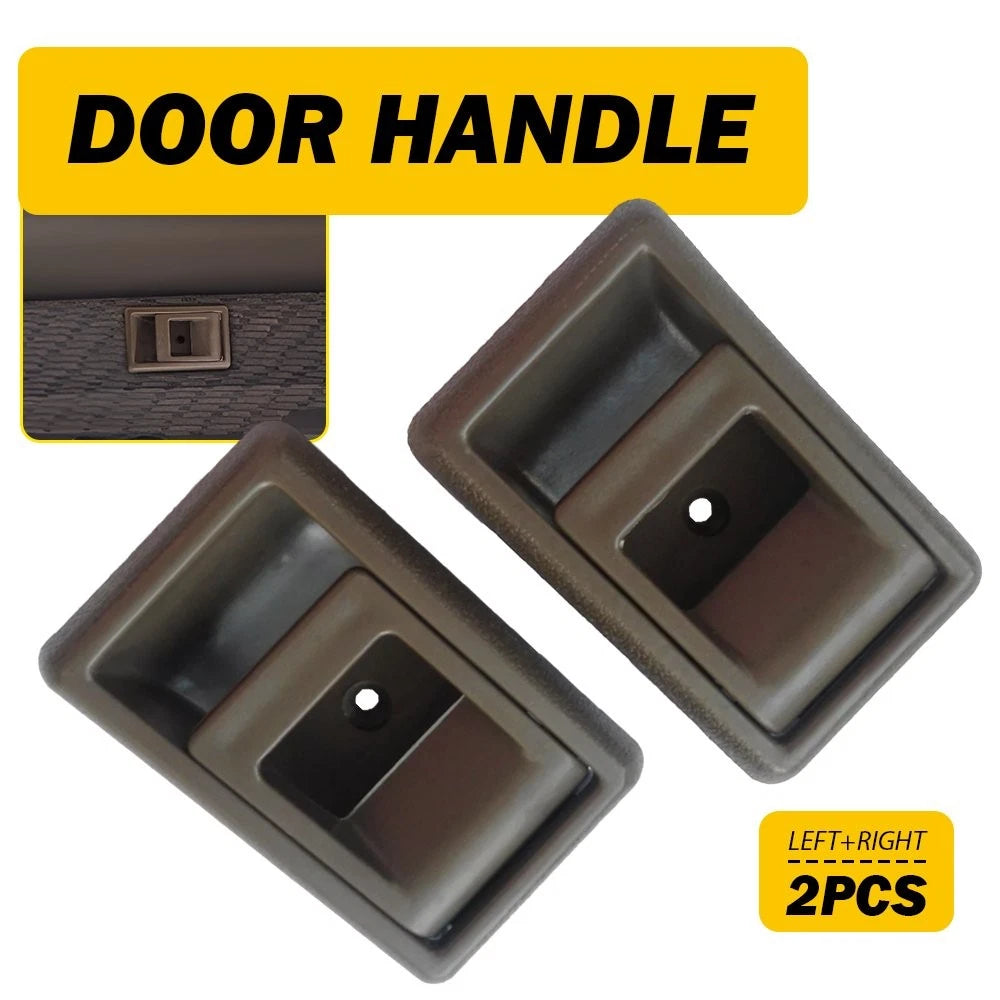 Pair Brown Interior Door Handles for Toyota 4Runner Pickup (1989–1995)