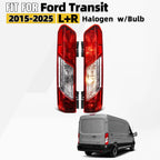 Halogen Tail Light Set for Ford Transit (2015–2025) Left + Right W/ Bulb