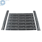 Set of 8 E Track Tie Down Rails for Garages Vans (Fits Various Models)