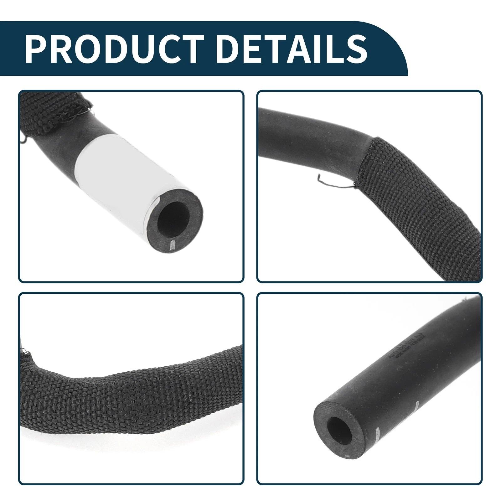 Radiator Hose Coolant Pipe for Audi A6L (2019–2020) 4F0121107AJ Rubber 1 Pc