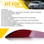 Rear Bumper Reflector Left for Chevrolet Cruze (2016-2019)